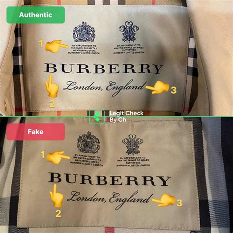 burberry tag real vs fake coat|real burberry coat.